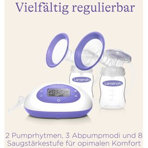 Lansinoh Elektrische Milchpumpe 2in1 weiss unisex