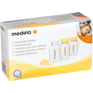 Medela 3er-Pack Babyflaschen für Muttermilch, 150 ml transparent unisex