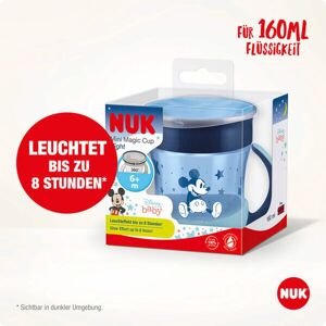 NUK Trinklernbecher Mini Magic Cup Night, 160ml, ab 6M blau unisex