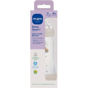 MAM Babyflasche Easy Start matt, Anti-Kolik, 320 ml, ab 4M natur unisex