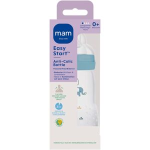 MAM Babyflasche Easy Start matt, Anti-Kolik, 260 ml, ab 0M blau unisex