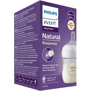 Philips Avent Babyflasche Natural Response, 125ml, ab Geburt transparent unisex