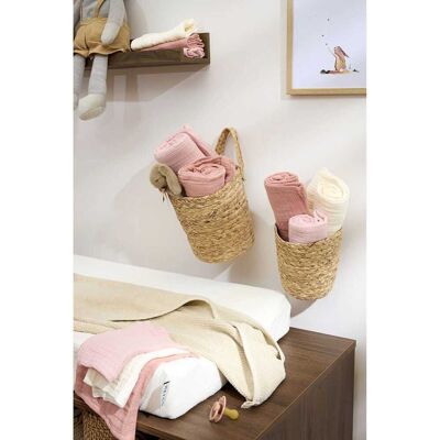Meyco Baby 3er-Pack Mullwindeln 70x70 cm rosa natur unisex Meyco Baby 3er-Pack Mullwindeln 70x70 cm rosa natur unisex