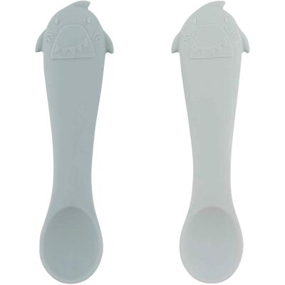 TRIXIE 2er-Pack Babylöffel Set blau unisex TRIXIE 2er-Pack Babylöffel Set blau unisex