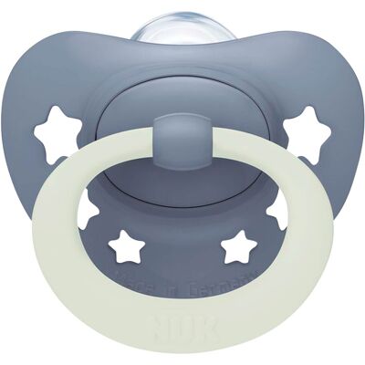 NUK 2er-Pack Schnuller First Choice Classic Night, 6-18M mehrfarbig unisex NUK 2er-Pack Schnuller First Choice Classic Night, 6-18M mehrfarbig unisex