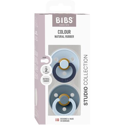 BIBS 2-er Pack Studio Collection Schnuller Latex, ab 6M mehrfarbig unisex BIBS 2-er Pack Studio Collection Schnuller Latex, ab 6M mehrfarbig unisex