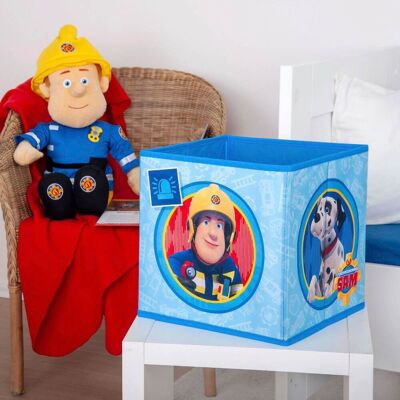 Baby Best Aufbewahrungsbox Feuerwehrmann Sam 30x30x30 cm blau Baby Best Aufbewahrungsbox Feuerwehrmann Sam 30x30x30 cm blau