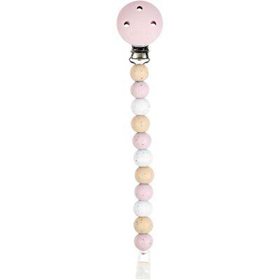 Nattou Schnullerkette Silikon rosa unisex Nattou Schnullerkette Silikon rosa unisex