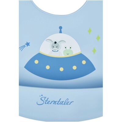 Sterntaler Silikonlätzchen mit Auffangschale blau unisex Sterntaler Silikonlätzchen mit Auffangschale blau unisex