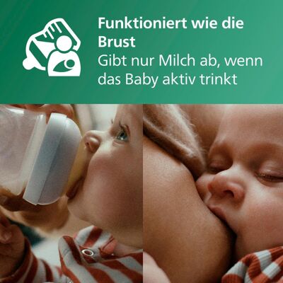 Philips Avent Babyflasche Natural Response, Glas, 240ml, ab 1M transparent unisex Philips Avent Babyflasche Natural Response, Glas, 240ml, ab 1M transparent unisex