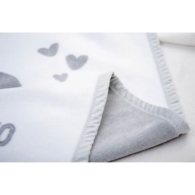 Herding Babydecke Unicade mit Namen 75x100 cm grau unisex Herding Babydecke Unicade mit Namen 75x100 cm grau unisex
