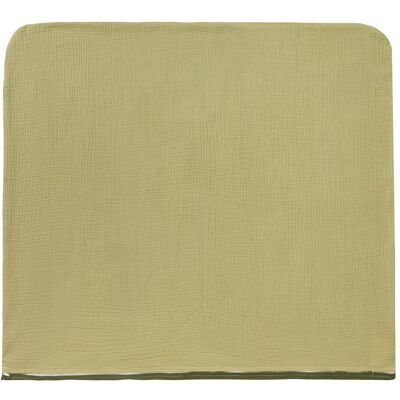 BORNINO HOME Wende-Bezug Wickelauflage Musselin 85x75 cm gruen unisex BORNINO HOME Wende-Bezug Wickelauflage Musselin 85x75 cm gruen unisex