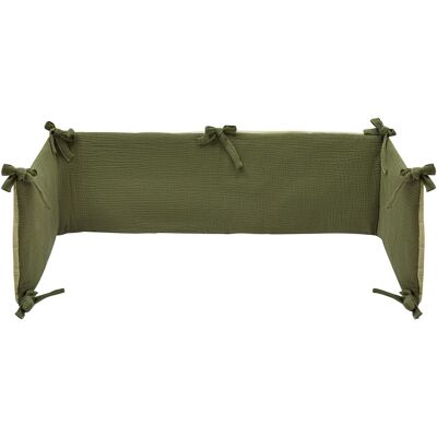 BORNINO HOME Wende-Nestchen für Beistellbett Musselin 26x166 cm gruen unisex BORNINO HOME Wende-Nestchen für Beistellbett Musselin 26x166 cm gruen unisex