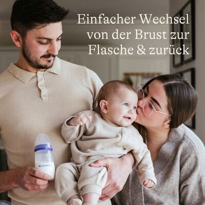 Lansinoh Babyflasche NaturalWave Sauger, Anti-Kolik-Weithals, 60ml unisex Lansinoh Babyflasche NaturalWave Sauger, Anti-Kolik-Weithals, 60ml unisex