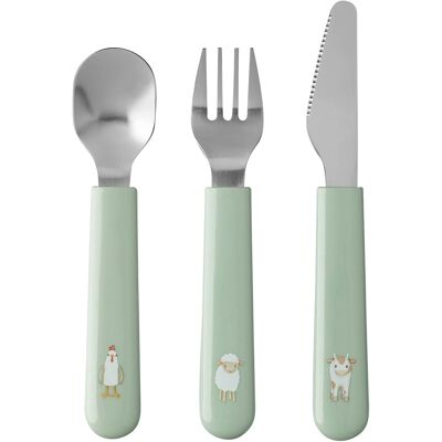 LITTLE DUTCH Bestek 3-delig farm - Besteckset LITTLE DUTCH Bestek 3-delig farm - Besteckset