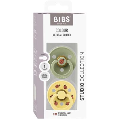 BIBS Ladybug Sage Latex Größe 1 - Lätzchen BIBS Ladybug Sage Latex Größe 1 - Lätzchen