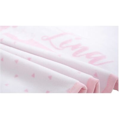 Herding Babydecke Unicade mit Namen 75x100 cm rosa Herding Babydecke Unicade mit Namen 75x100 cm rosa