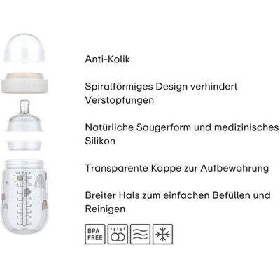 Mepal Babyflasche 240 ml mehrfarbig unisex Mepal Babyflasche 240 ml mehrfarbig unisex