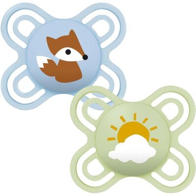MAM 2er-Pack Schnuller Perfect Start Silikon, 0-2M mehrfarbig unisex MAM 2er-Pack Schnuller Perfect Start Silikon, 0-2M mehrfarbig unisex