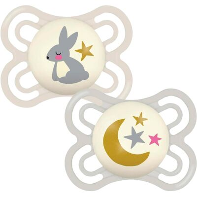 MAM 2er-Pack Schnuller Perfect Night Silikon, 0-6M mehrfarbig unisex MAM 2er-Pack Schnuller Perfect Night Silikon, 0-6M mehrfarbig unisex