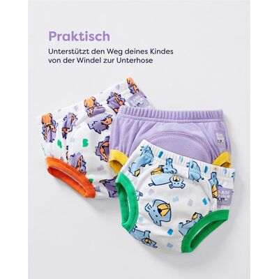 Bambino Mio 3er-Set Töpfchen-Trainingshose ab 3 Jahren weiss Bambino Mio 3er-Set Töpfchen-Trainingshose ab 3 Jahren weiss