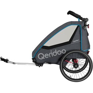 Qeridoo Fahrradanhänger QUPA 1 blau unisex