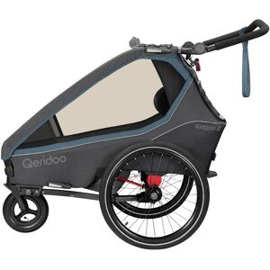 Qeridoo Fahrradanhänger Kidgoo 2 blau unisex