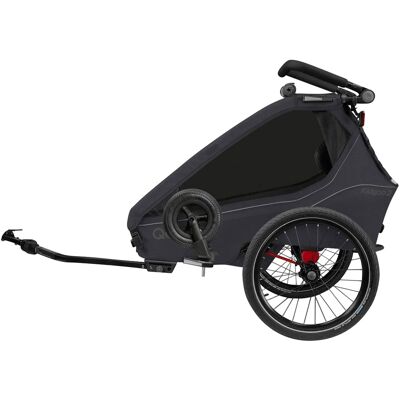 Qeridoo Fahrradanhänger Kidgoo 2 grau unisex Qeridoo Fahrradanhänger Kidgoo 2 grau unisex