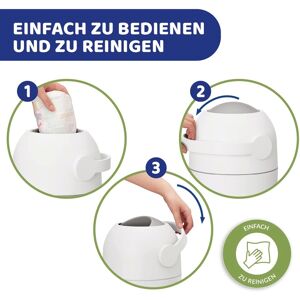 Chicco Windeleimer Odour Off weiss unisex