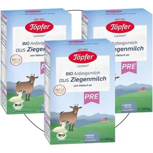 Töpfer 3er Pack Bio Anfangsmilch Pre Ziege, 400g unisex Töpfer 3er Pack Bio Anfangsmilch Pre Ziege, 400g unisex
