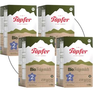 Töpfer 4er Pack Bio Folgemilch 2 600 g unisex Töpfer 4er Pack Bio Folgemilch 2 600 g unisex