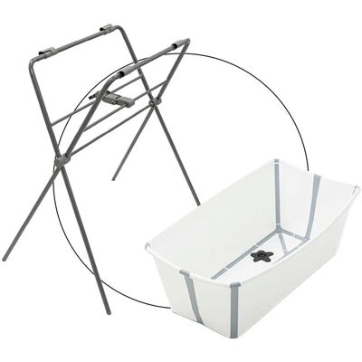 Stokke Badewanne inkl. Badewannenständer weiss unisex Stokke Badewanne inkl. Badewannenständer weiss unisex