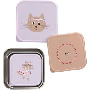 Lässig 3-tlg. Snackboxset aus Edelstahl unisex Lässig 3-tlg. Snackboxset aus Edelstahl unisex