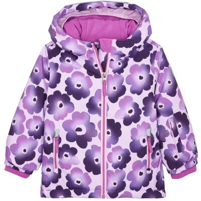 Killtec Winterjacke mit Kapuze Blumen lila 110/116 Killtec Winterjacke mit Kapuze Blumen lila 110/116