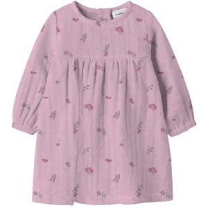 name it Musselin-Kleid langarm Blumen rosa name it Musselin-Kleid langarm Blumen rosa