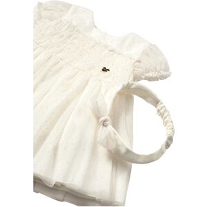 Mayoral Tüllkleid kurzarm Glitzer natur Mayoral Tüllkleid kurzarm Glitzer natur