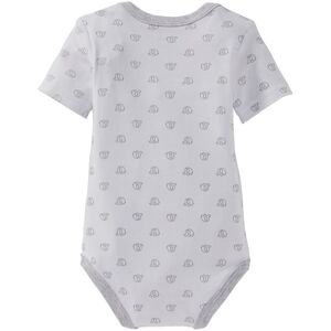 Bornino 3er-Pack Bodys kurzarm grau 86/92 unisex Bornino 3er-Pack Bodys kurzarm grau 86/92 unisex