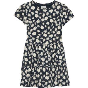 s.Oliver Kleid kurzarm Blumen blau natur s.Oliver Kleid kurzarm Blumen blau natur