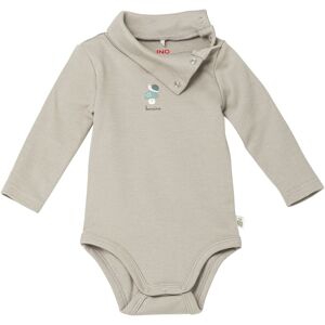 Bornino Rollkragenbody langarm Pilz Schnecke grau 62/68 unisex Bornino Rollkragenbody langarm Pilz Schnecke grau 62/68 unisex