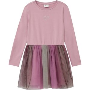 s.Oliver Kleid langarm mit Tüllrock rosa mehrfarbig s.Oliver Kleid langarm mit Tüllrock rosa mehrfarbig