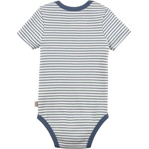 Bornino 2er-Pack Bodys kurzarm Ringel Bär blau natur mehrfarbig 50/56 Bornino 2er-Pack Bodys kurzarm Ringel Bär blau natur mehrfarbig 50/56