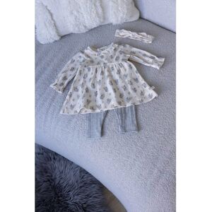 Feetje Kleid langarm mit Rüschenkragen Hasen Rippqualität natur mehrfarbig Feetje Kleid langarm mit Rüschenkragen Hasen Rippqualität natur mehrfarbig