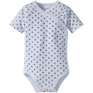 Bornino 3er-Pack Wickelbodys kurzarm blau 62/68 Bornino 3er-Pack Wickelbodys kurzarm blau 62/68