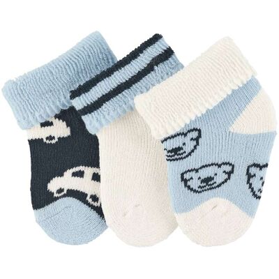 Sterntaler 3er-Pack Erstlingssocken Auto blau Sterntaler 3er-Pack Erstlingssocken Auto blau