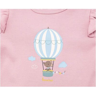 Bornino Shirt langarm Maus rosa 50/56 Bornino Shirt langarm Maus rosa 50/56