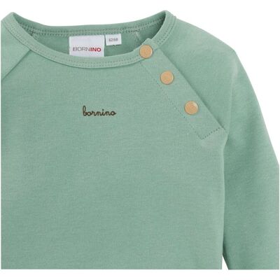 Bornino Raglanshirt langarm gruen 86/92 unisex Bornino Raglanshirt langarm gruen 86/92 unisex
