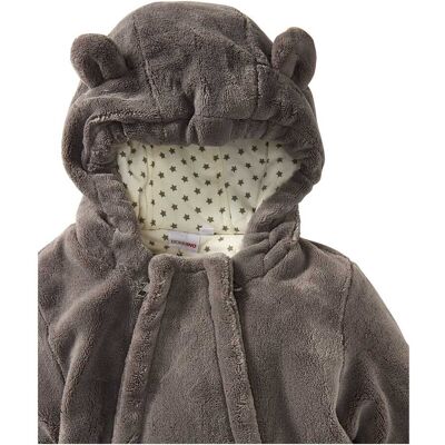 Bornino Plüschoverall grau 62/68 unisex Bornino Plüschoverall grau 62/68 unisex