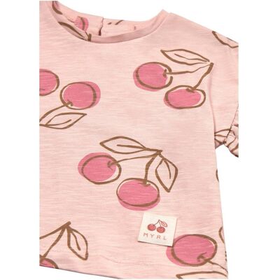 Mayoral T-Shirt Kirschen rosa Mayoral T-Shirt Kirschen rosa