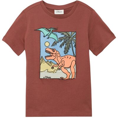 s.Oliver T-Shirt Dinos rot mehrfarbig 92/98 s.Oliver T-Shirt Dinos rot mehrfarbig 92/98