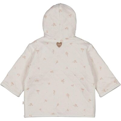 Feetje Wendejacke mit Kapuze Blumen gequiltet natur rosa Feetje Wendejacke mit Kapuze Blumen gequiltet natur rosa